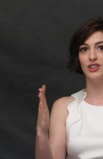 ANNE HATHAWAY at Interstellar Press Conference in West Hollywood