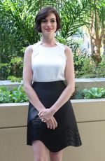ANNE HATHAWAY at Interstellar Press Conference in West Hollywood