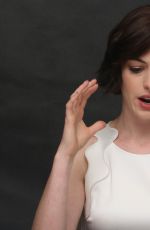 ANNE HATHAWAY at Interstellar Press Conference in West Hollywood