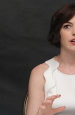 ANNE HATHAWAY at Interstellar Press Conference in West Hollywood
