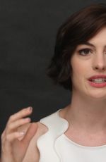 ANNE HATHAWAY at Interstellar Press Conference in West Hollywood