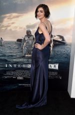 ANNE HATHAWAY in Interstellar Premiere in Hollywood