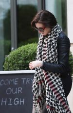 ANNE HATHAWAY Leaves Her Hotel in New York 2010