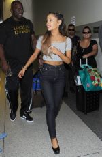 ARIANA GRANDE Arrives at LAX Airport in Los Angeles 0610