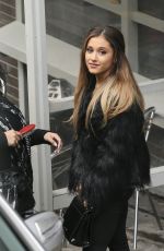 ARIANA GRANDE Leaves a Studio in London