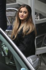 ARIANA GRANDE Leaves a Studio in London