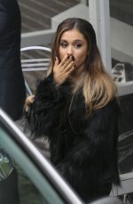 ARIANA GRANDE Leaves a Studio in London