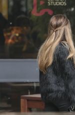 ARIANA GRANDE Leaves a Studio in London