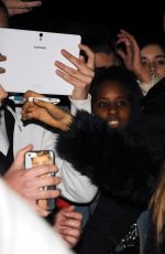 ARIANA GRANDE Leaves NRJ Radio Studios in Paris