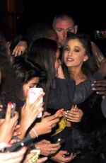 ARIANA GRANDE Leaves NRJ Radio Studios in Paris