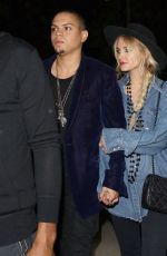 ASHLEE SIMPSON Arrives at Gracias Madre Restaurant in West Hollywood