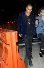 ASHLEE SIMPSON Arrives at Gracias Madre Restaurant in West Hollywood