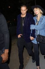 ASHLEE SIMPSON Arrives at Gracias Madre Restaurant in West Hollywood