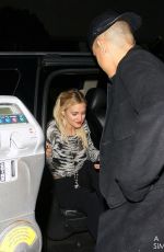 ASHLEE SIMPSON Arrives at Mr Chow