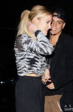ASHLEE SIMPSON Arrives at Mr Chow