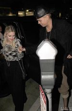 ASHLEE SIMPSON Arrives at Mr Chow