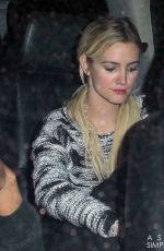 ASHLEE SIMPSON Arrives at Mr Chow