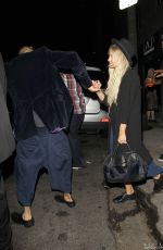 ASHLEE SIMPSON Arrives at Warwick Nightclub in Hollywood