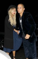 ASHLEE SIMPSON Arrives at Warwick Nightclub in Hollywood