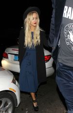 ASHLEE SIMPSON Arrives at Warwick Nightclub in Hollywood