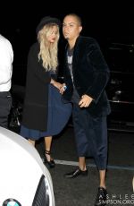 ASHLEE SIMPSON Arrives at Warwick Nightclub in Hollywood
