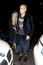 ASHLEE SIMPSON Arrives at Warwick Nightclub in Hollywood