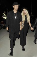 ASHLEE SIMPSON at Sam Smith Concert in Los Angeles