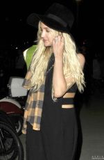 ASHLEE SIMPSON at Sam Smith Concert in Los Angeles