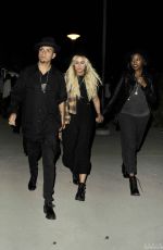 ASHLEE SIMPSON at Sam Smith Concert in Los Angeles