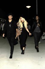 ASHLEE SIMPSON at Sam Smith Concert in Los Angeles