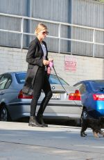ASHLEY BENSON Walks Her Dogs Out in Hollywood 1010