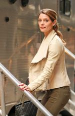 ASHLEY GREENE on the Set of Urge in New York