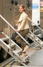 ASHLEY GREENE on the Set of Urge in New York