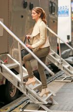 ASHLEY GREENE on the Set of Urge in New York