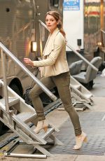 ASHLEY GREENE on the Set of Urge in New York