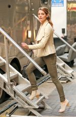 ASHLEY GREENE on the Set of Urge in New York