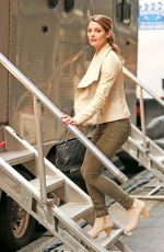 ASHLEY GREENE on the Set of Urge in New York