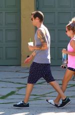 ASHLEY TISDALE and Christopher French Out and About in Studio City