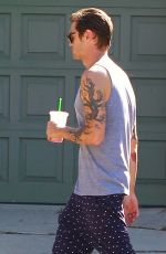 ASHLEY TISDALE and Christopher French Out and About in Studio City