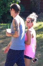 ASHLEY TISDALE and Christopher French Out and About in Studio City
