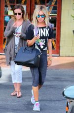 ASHLEY TISDALE at Coral Tree Cafe in Los Angeles