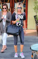 ASHLEY TISDALE at Coral Tree Cafe in Los Angeles
