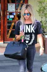 ASHLEY TISDALE at Coral Tree Cafe in Los Angeles