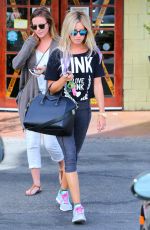 ASHLEY TISDALE at Coral Tree Cafe in Los Angeles
