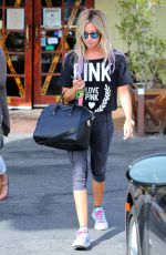 ASHLEY TISDALE at Coral Tree Cafe in Los Angeles