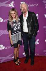 ASHLEY TISDALE at Virgin America Dallas Love Field Launch Celebration