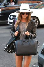 ASHLEY TISDALE in denim Shorts Out in Beverly Hills 3010