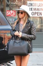 ASHLEY TISDALE in denim Shorts Out in Beverly Hills 3010