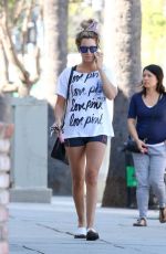 ASHLEY TISDALE in Shorts Out and About in Los Angeles 0610