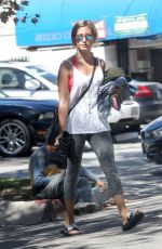 ASHLEY TISDALE in Tights Leaves Pilates Class in Los Angeles 3009